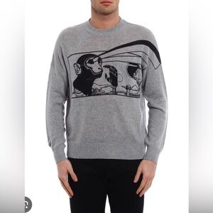 Prada Laser Monkey Cashmere & Wool Sweater – SS18